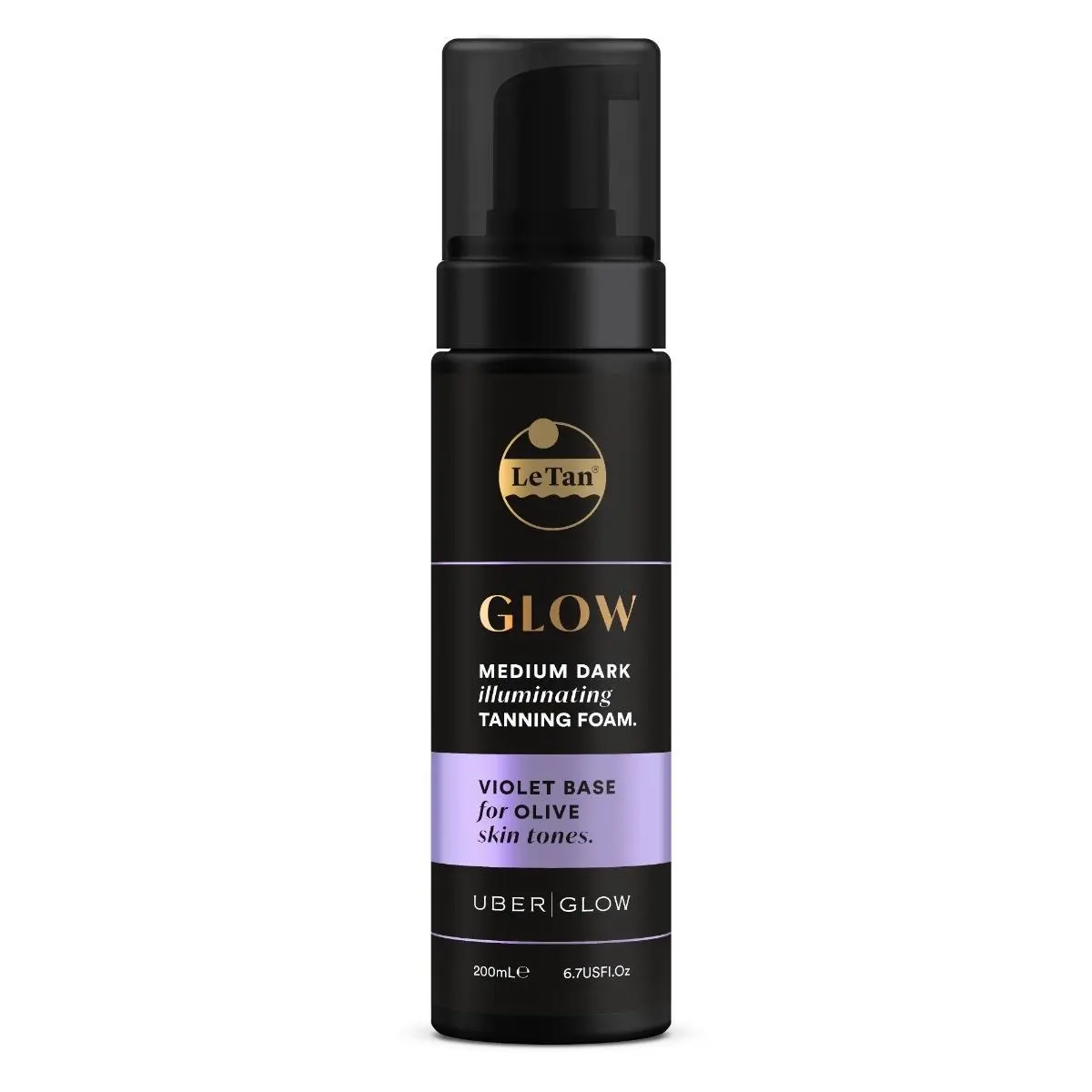 Le Tan Uber Glow Self Tanning Foam Violet Base 200mL