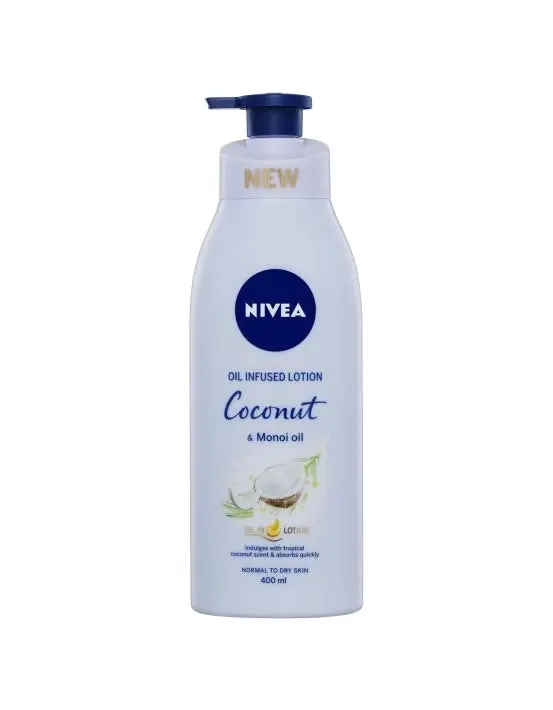 Nivea Body Oil In Lotion Coconut And Monoi Oil 400mL