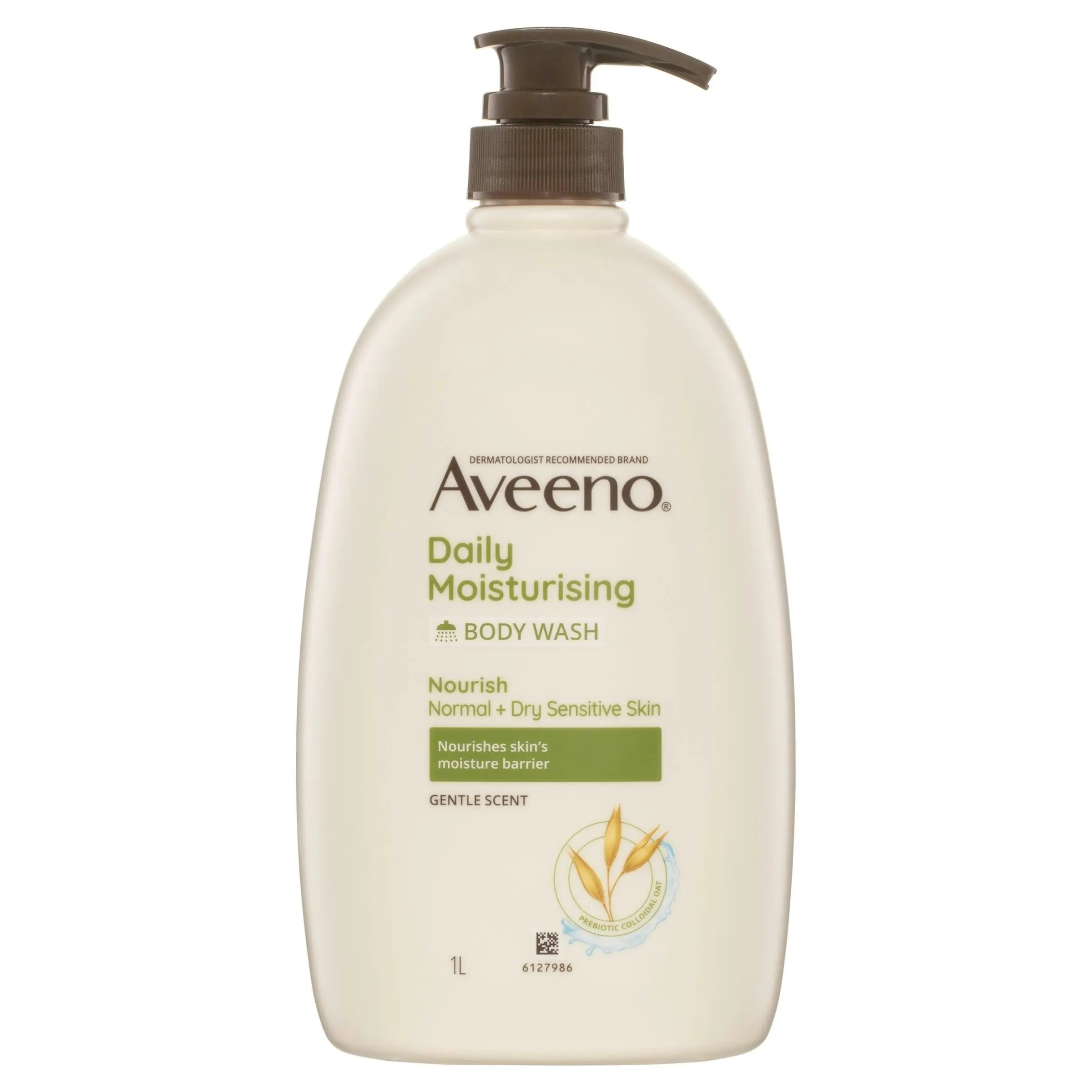 Aveeno Active Naturals Daily Moisturising Body Wash Soothing Oatmeal 1L