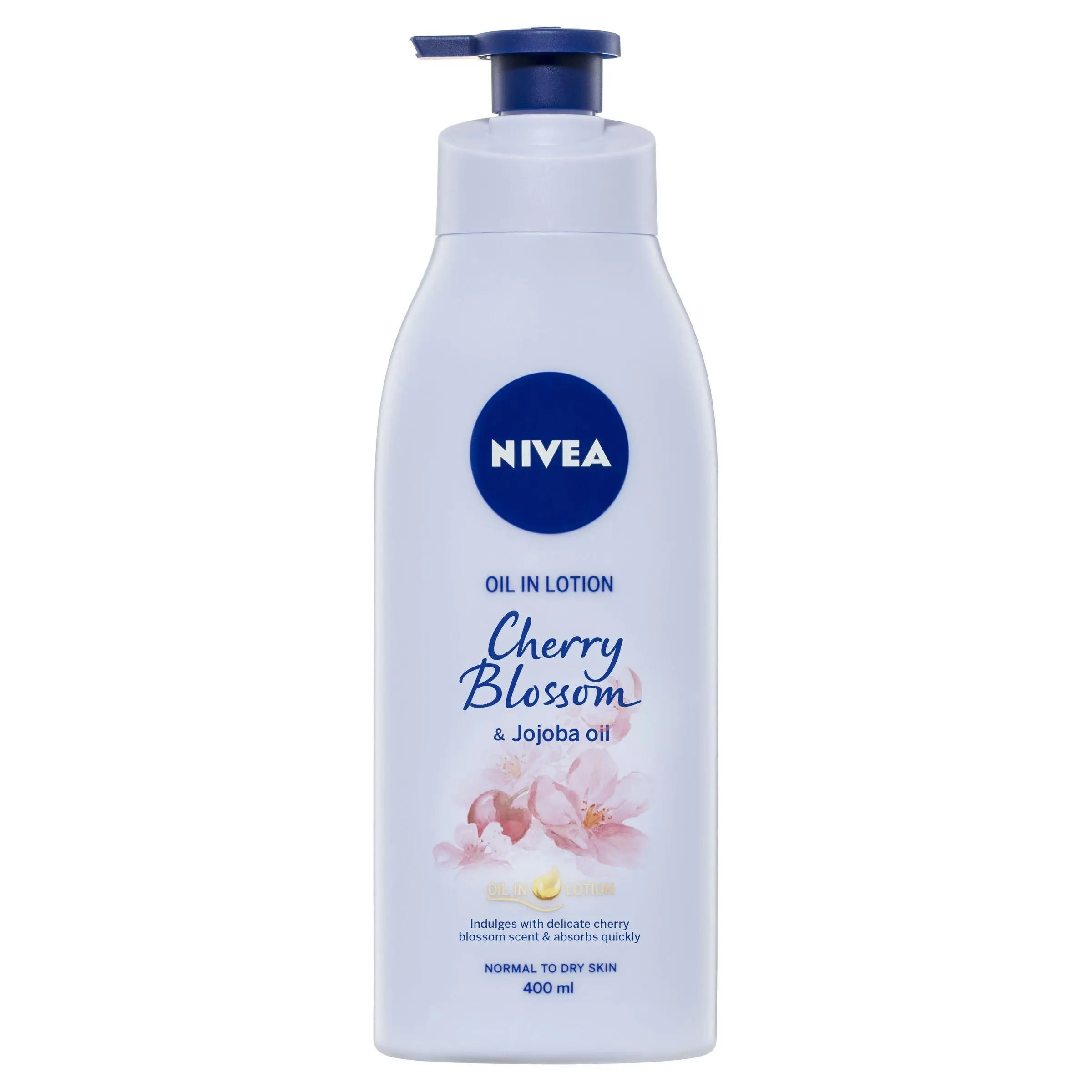 Nivea Body Oil Lotion Cherry Blossom Jojoba 400mL