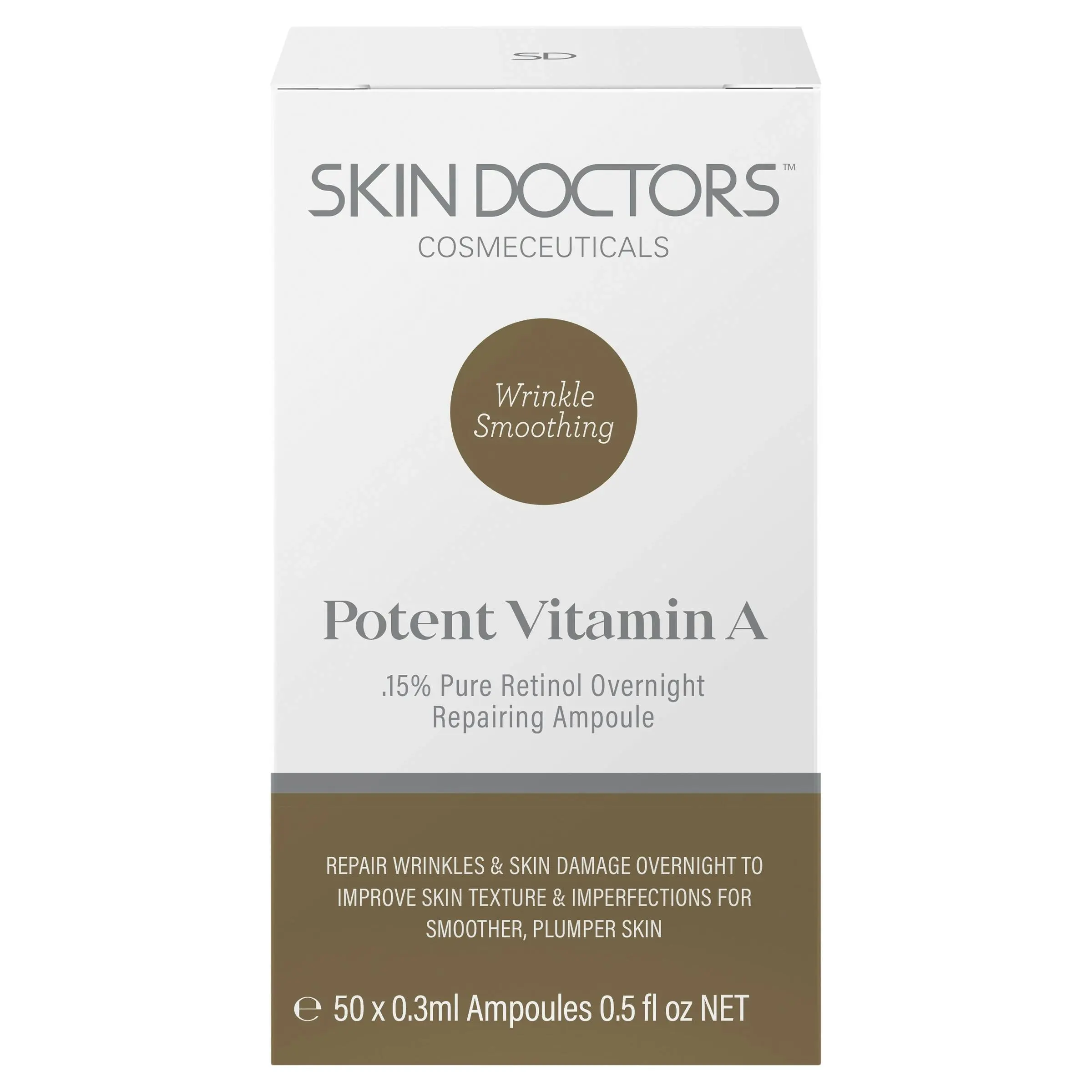 Skin Doctors Wrinkle Smoothing Potent Vitamin A 50 x 0.3mL Ampoules