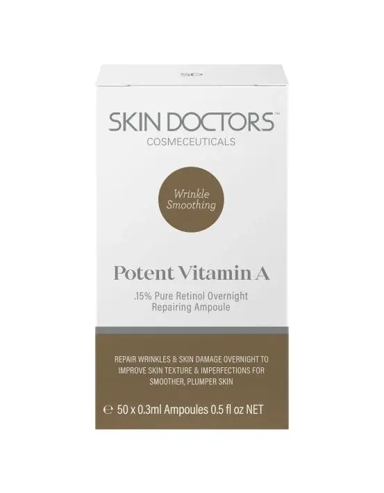 Skin Doctors Wrinkle Smoothing Potent Vitamin A 50 x 0.3mL Ampoules