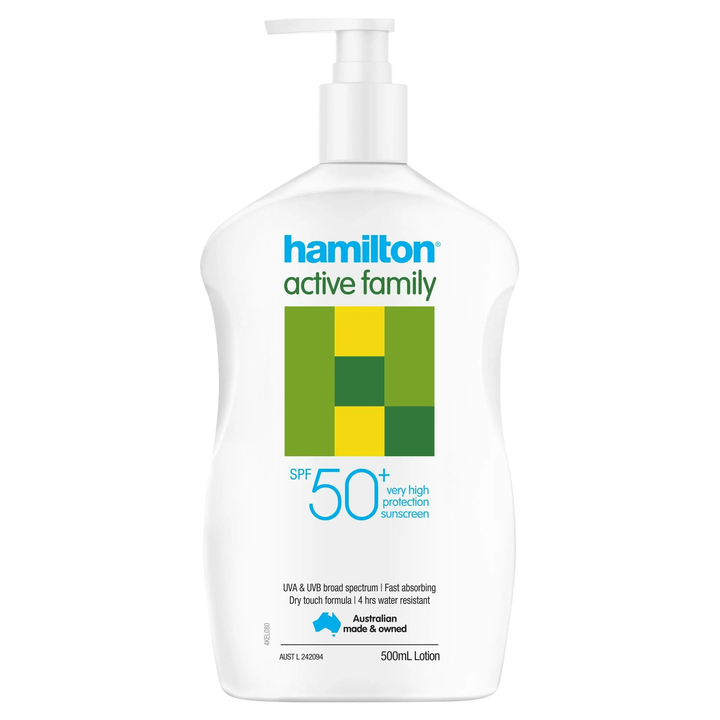 Hamilton Sun Active Family SPF50+ Lotion 500mL