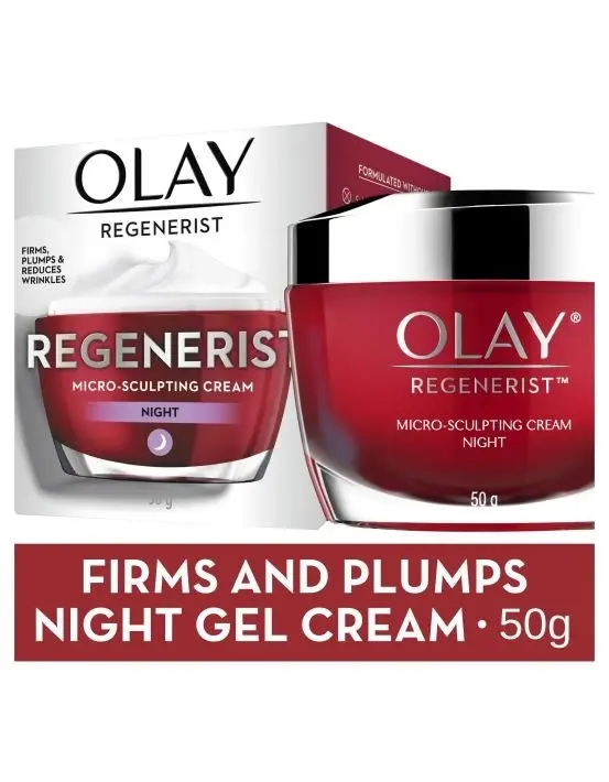 Olay Regenerist Micro-Sculpting Night Face Cream Moisturiser 50g