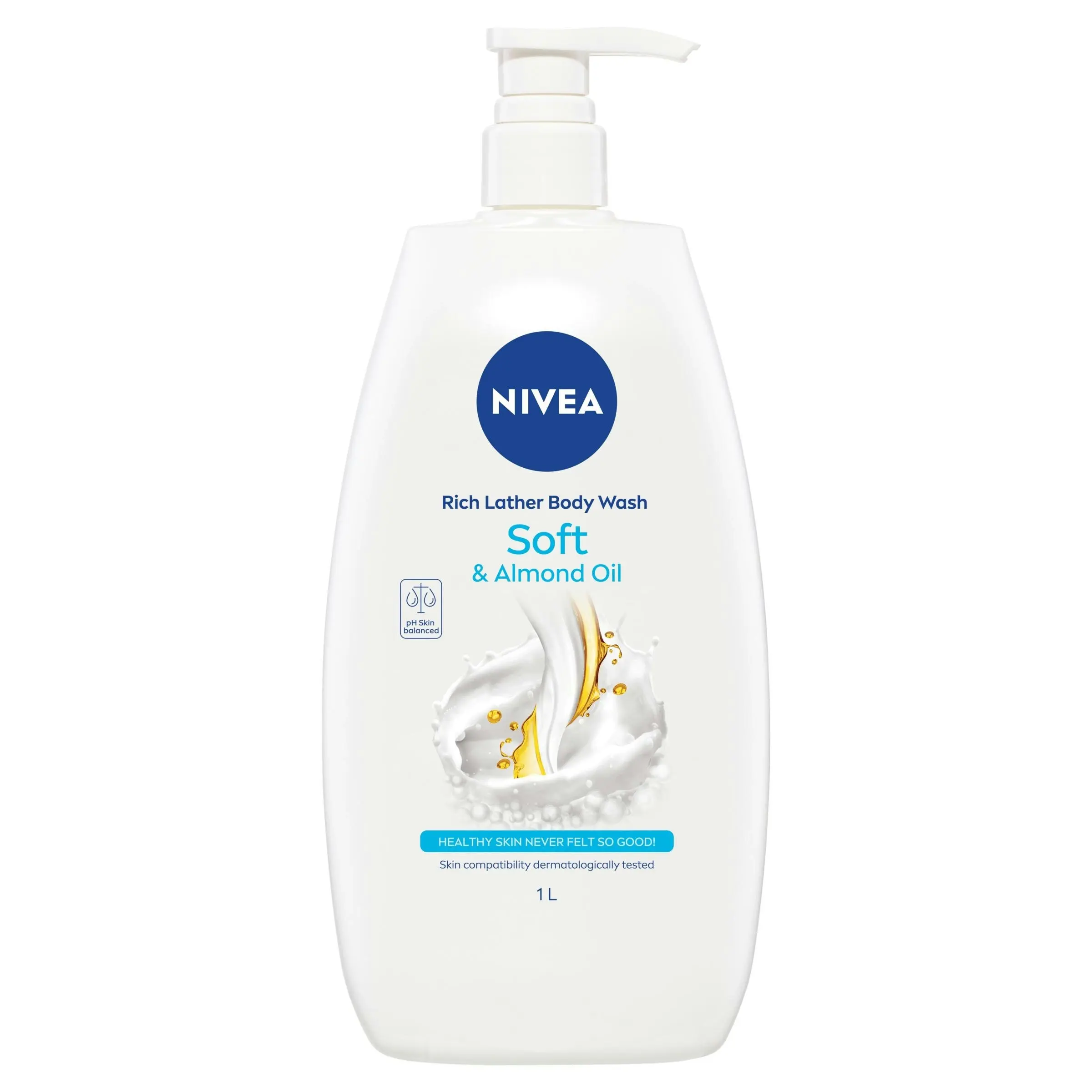 Nivea Rich Moisture Creme Soft with Almond Oil Body Wash 1L