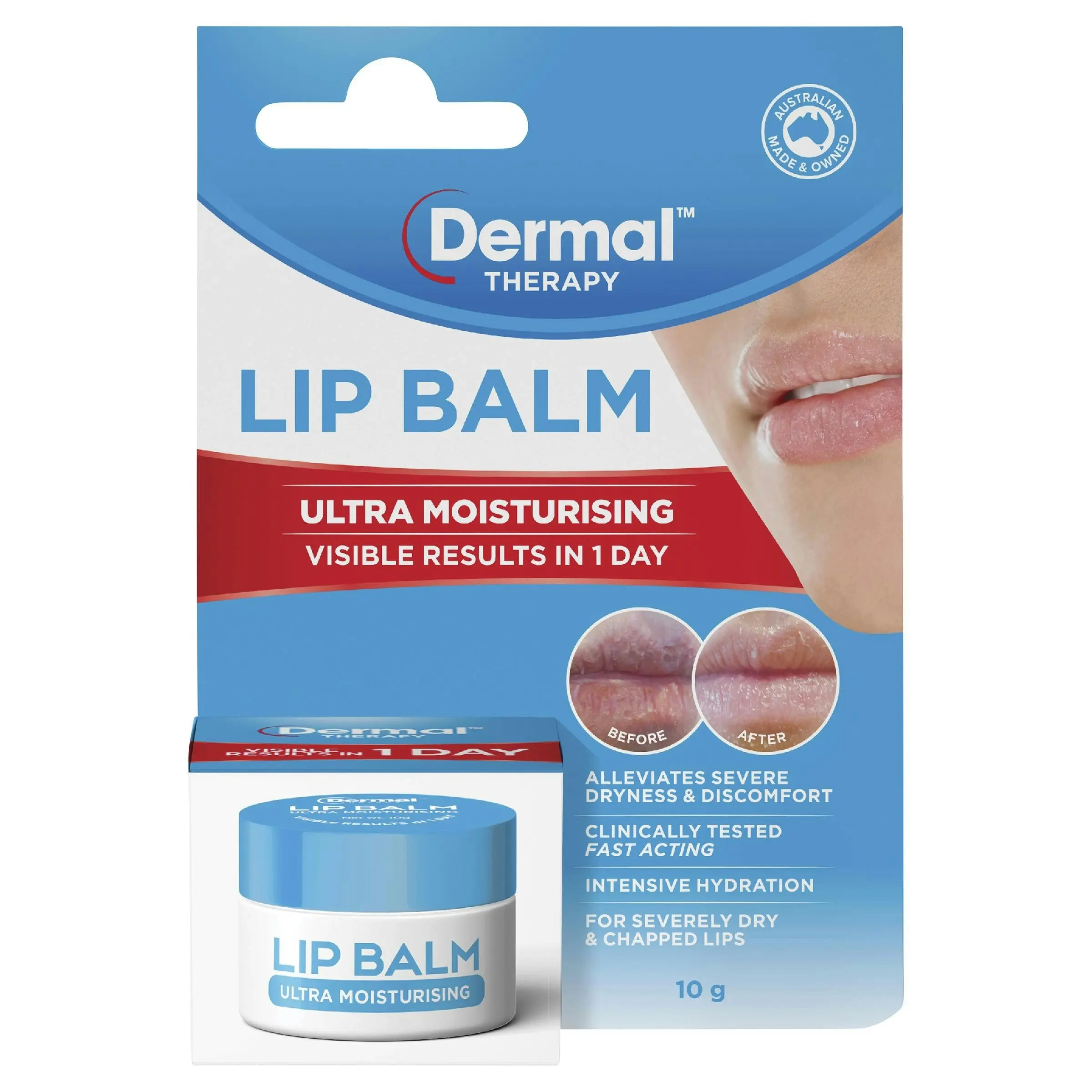 Dermal Therapy Lip Balm Ultra Moisturising 10g