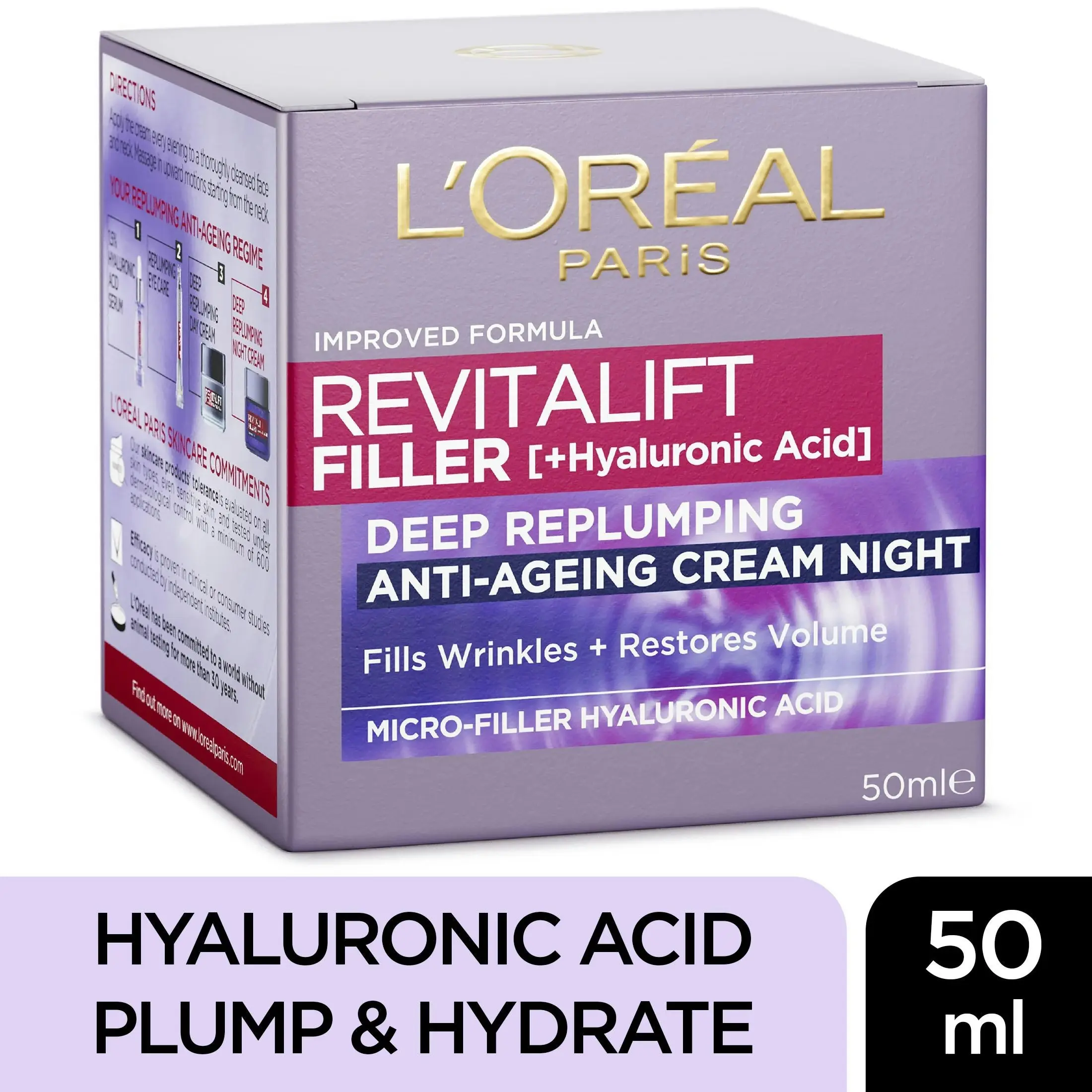 L'Oreal Revitalift Filler Night 50mL