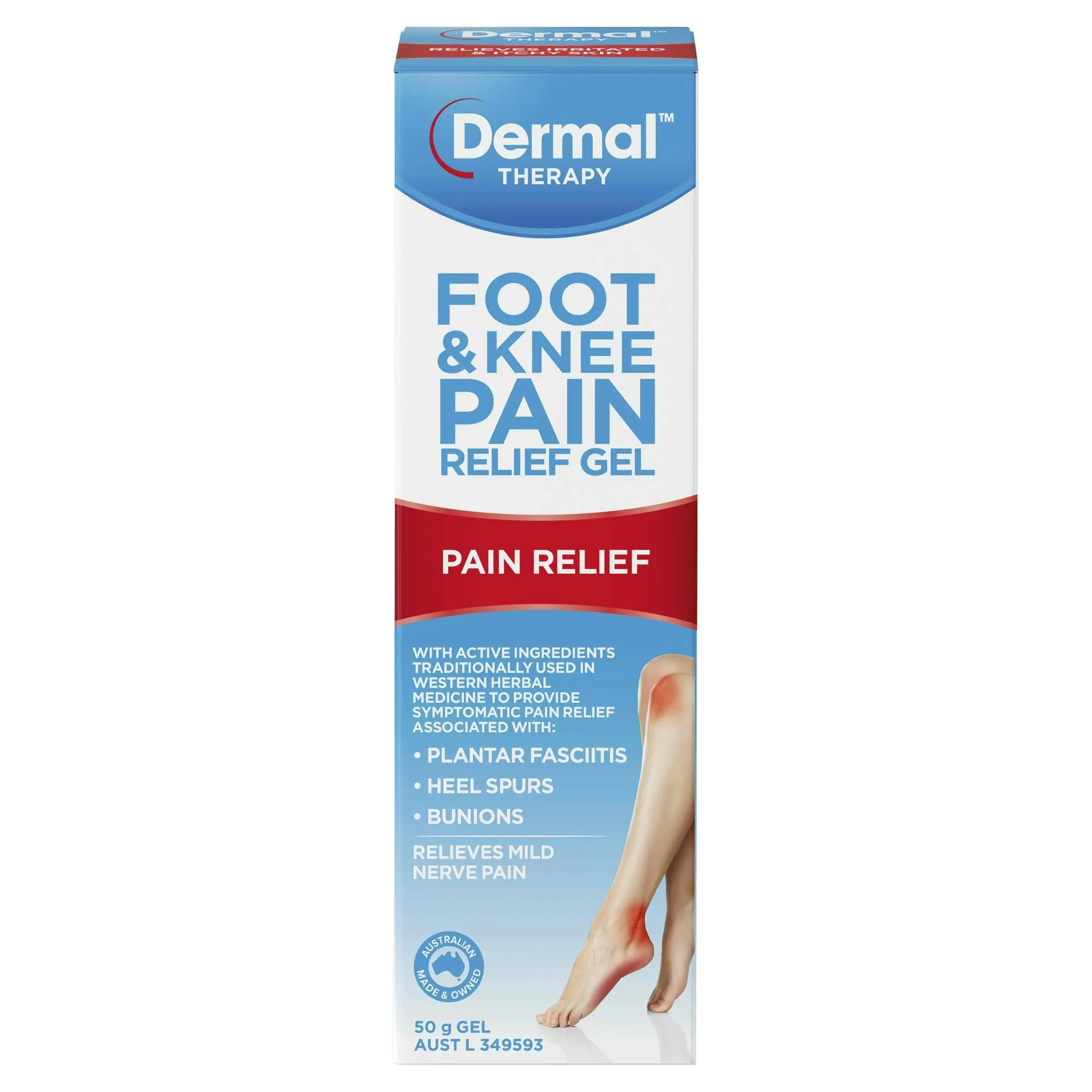 Dermal Therapy Foot & Knee Pain Relief Gel 50g