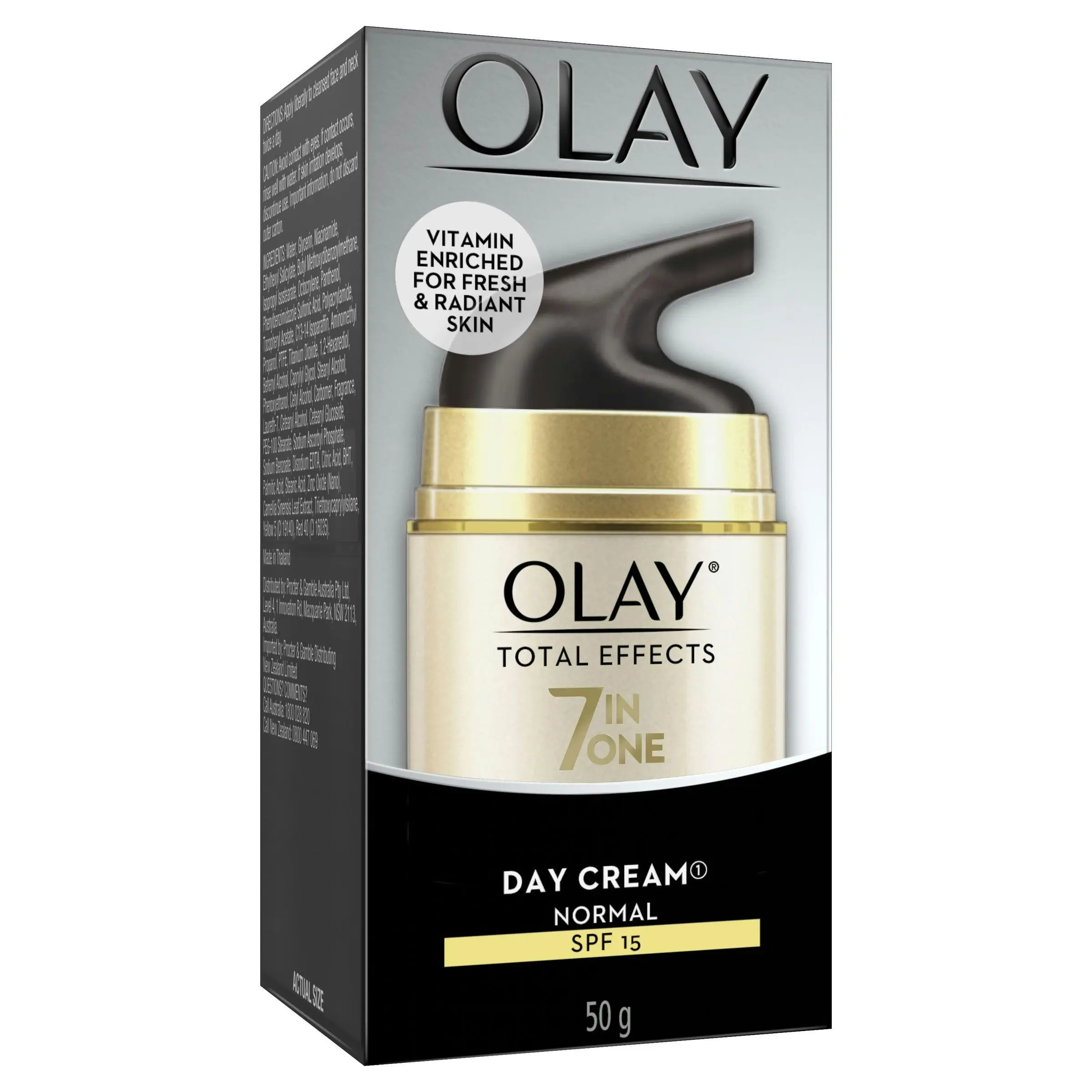 Olay Total Effects Face Cream Moisturiser Normal SPF15+ 50g