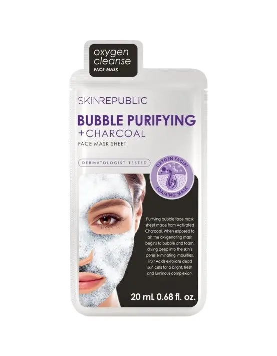 Skin Republic Bubble Purifying & Charcoal Face Mask