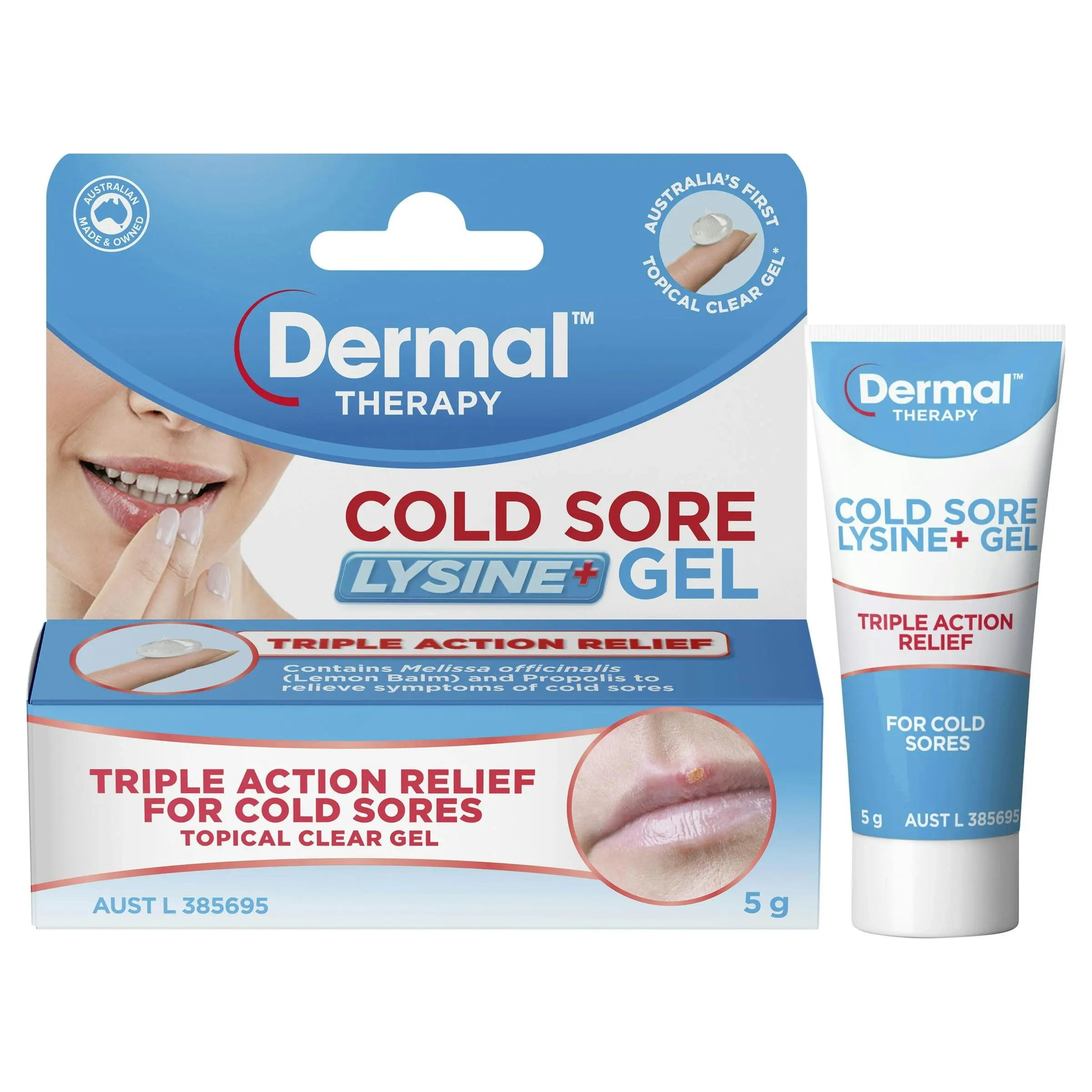 Dermal Therapy Cold Sore Lysine+ Gel