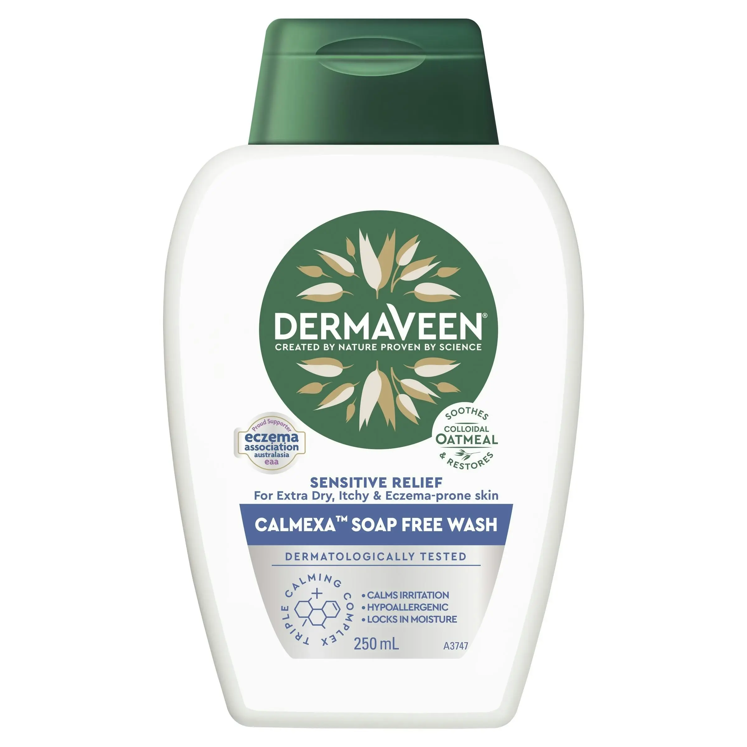 DermaVeen Sensitive Relief Calmexa Soap Free Wash 250mL