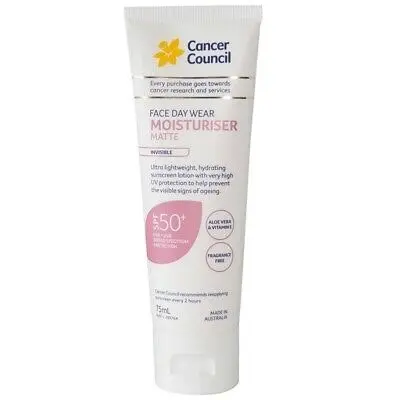 Cancer Council Face & Body Moisturiser Water Resistant SPF50+ 150mL