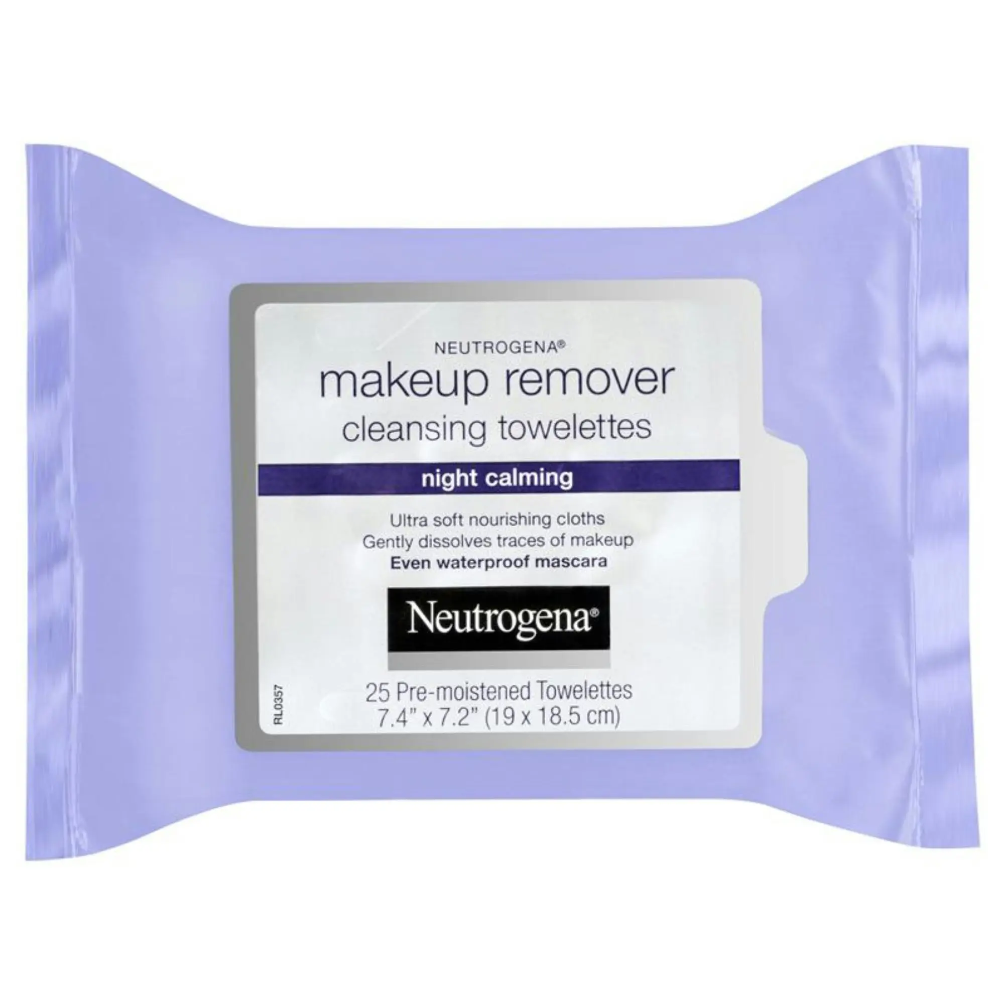 Neutrogena Night Calming Makeup Remover Cleansing Wipes 25 Pack