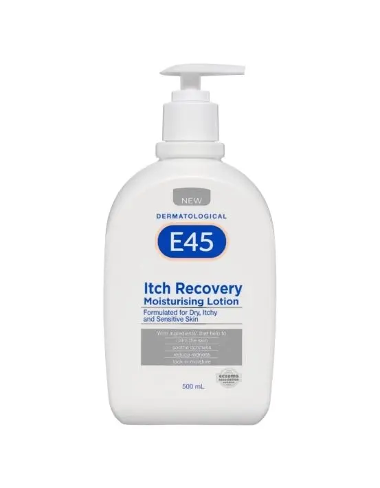 E45 Itch Recovery Moisturising Lotion 500mL