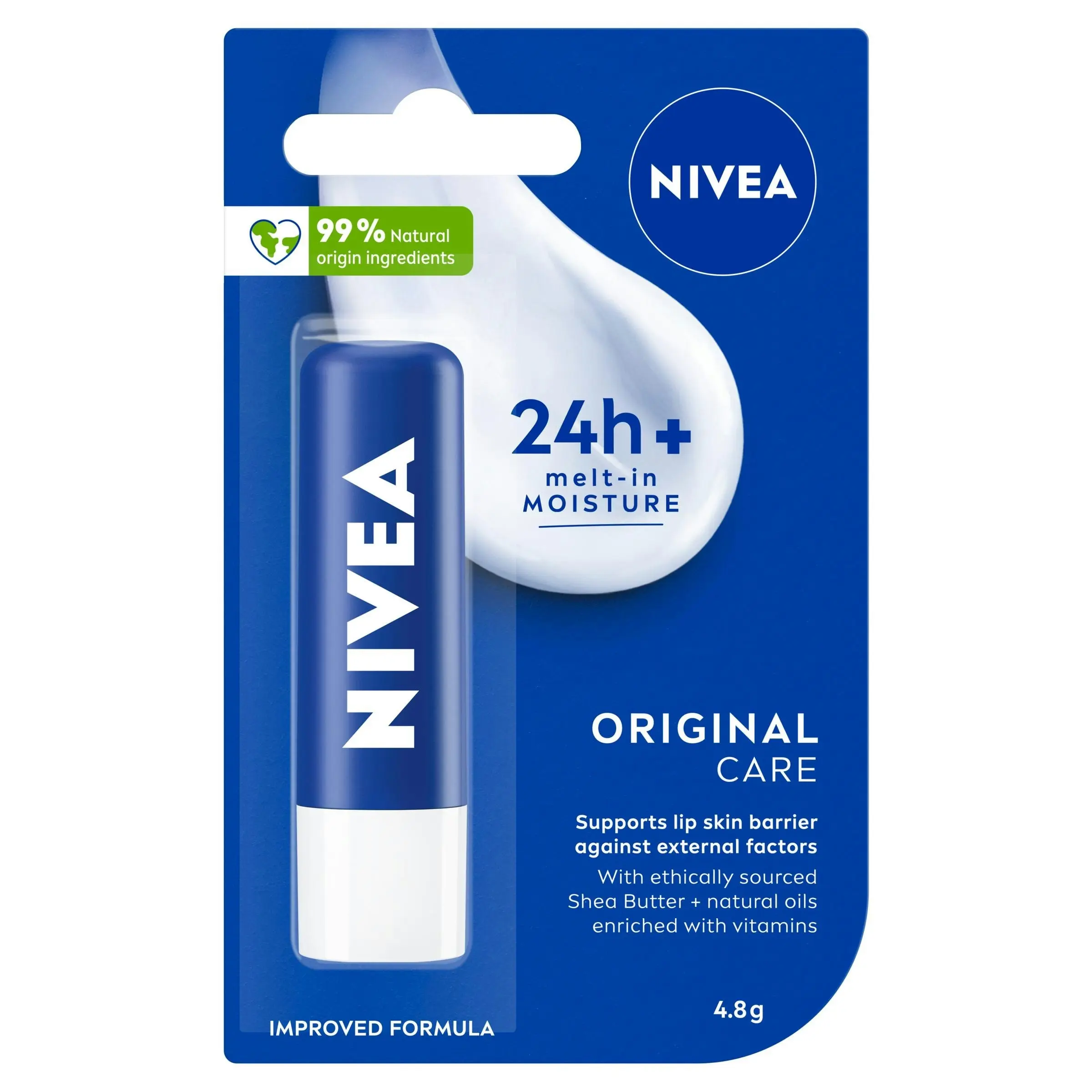 Nivea Lip Balm Original Care 4.8G