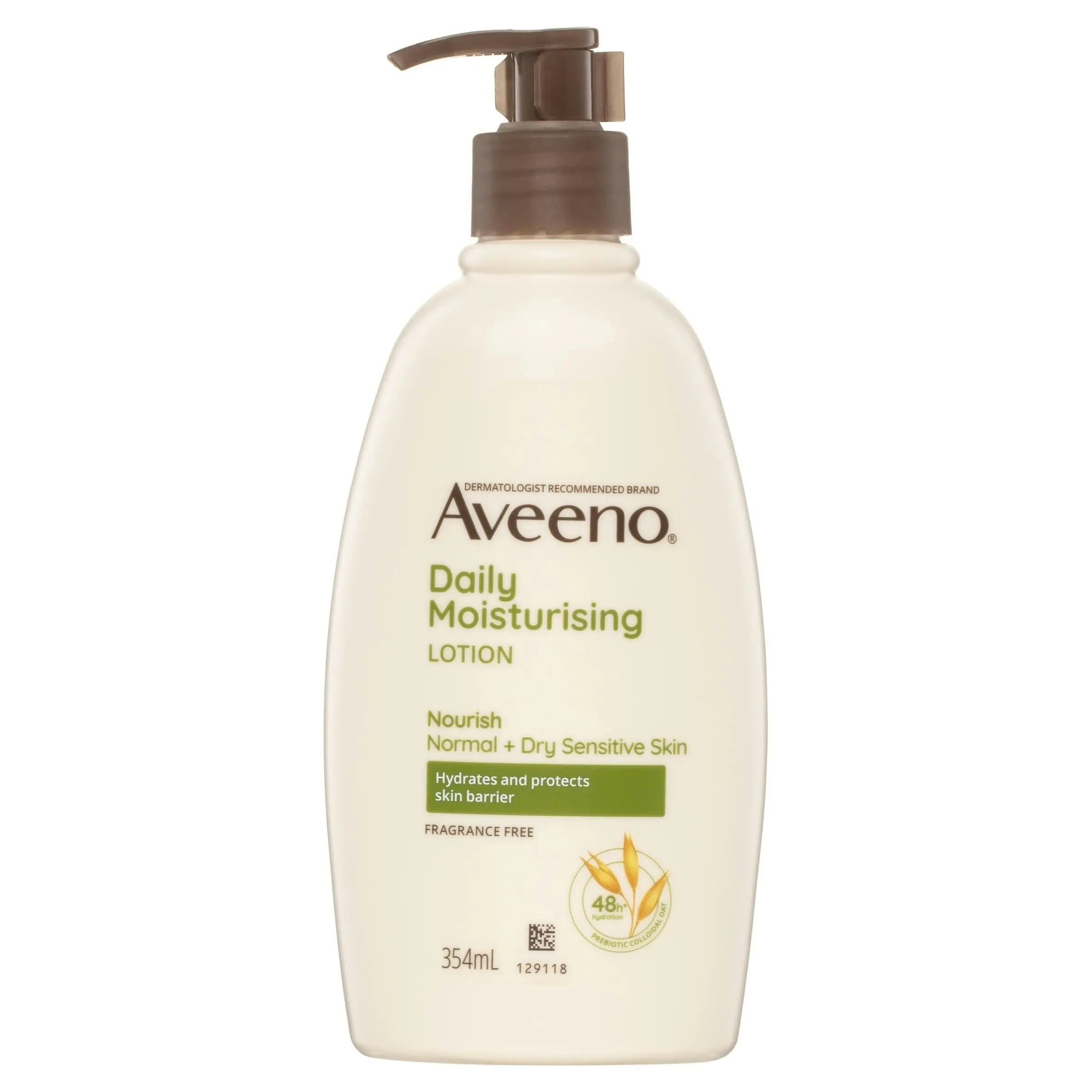 Aveeno Active Naturals Daily Moisturising Fragrance Free Lotion 354mL