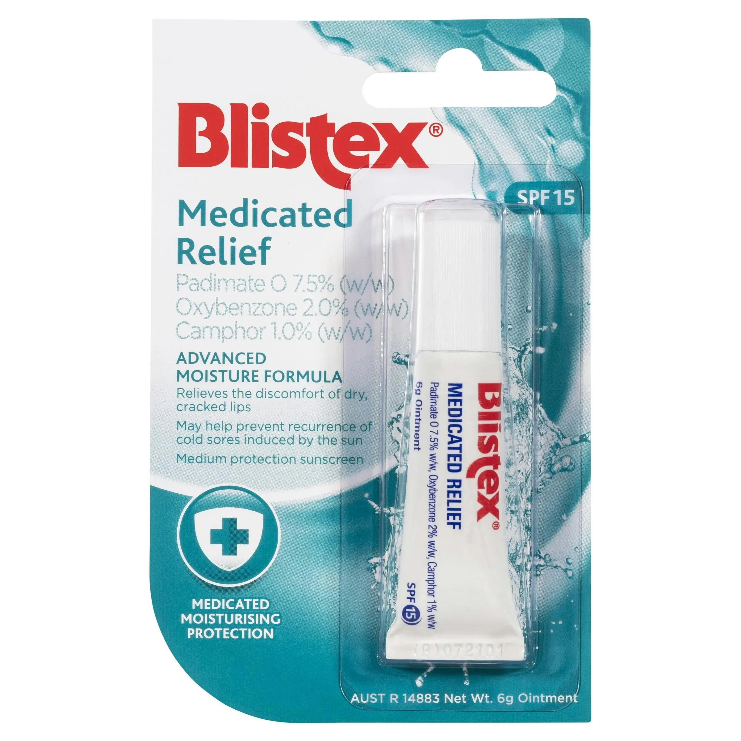 Blistex Medicated Relief SPF15 6g