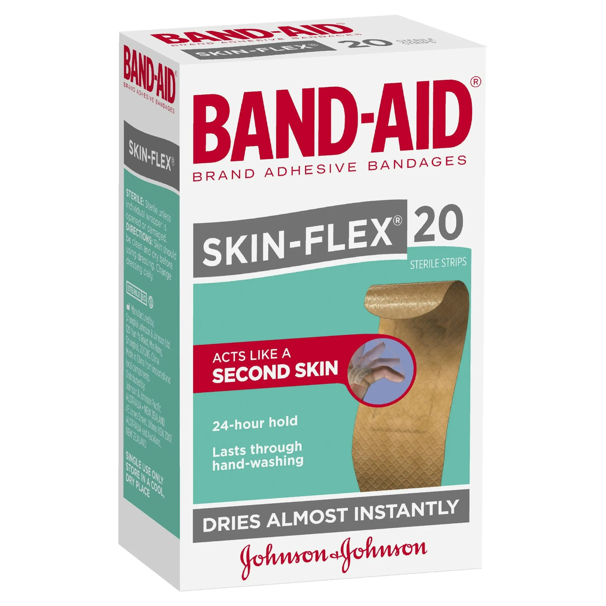 BAND-AID Skin-Flex Strips 20 Pack