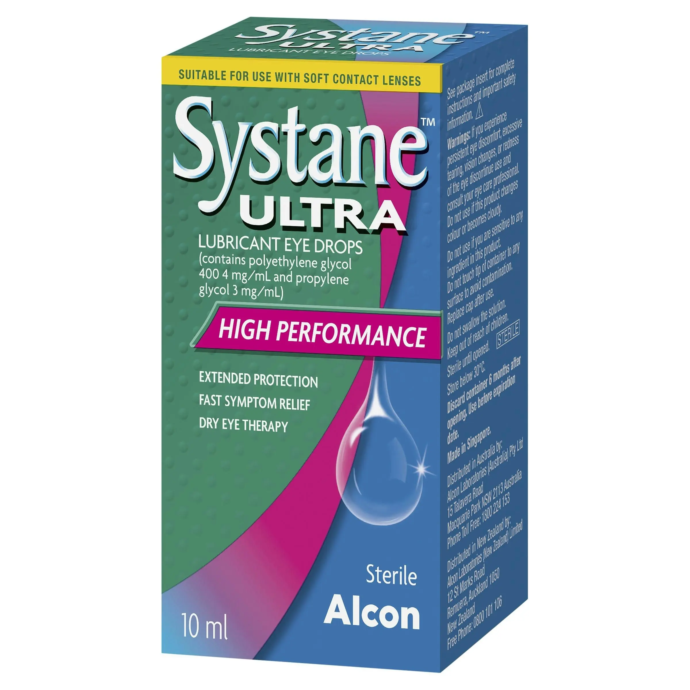 SYSTANE Ultra Lubricating Eye Drops 10mL