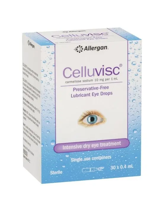 CELLUVISC Lubricant Eye Drops 30 x 0.4mL