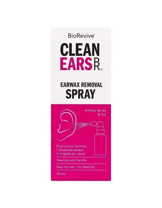 BioRevive CleanEars Earwax Removal Spray 30ml