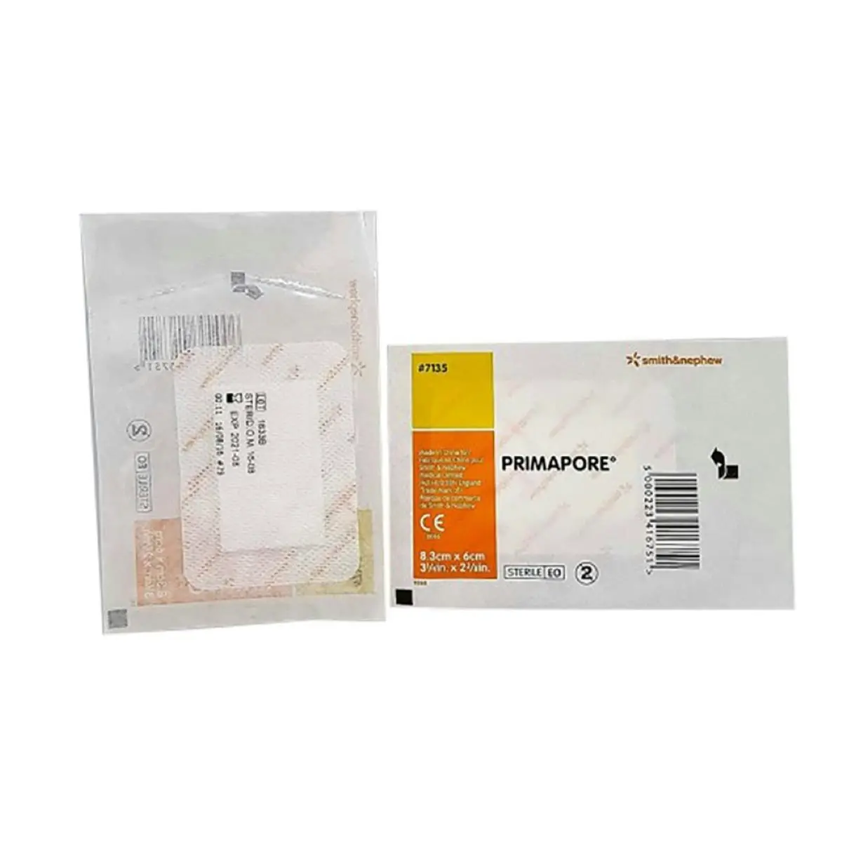 PRIMAPORE Non-Woven Adhesive Wound Dressing 8.3cm x 6cm