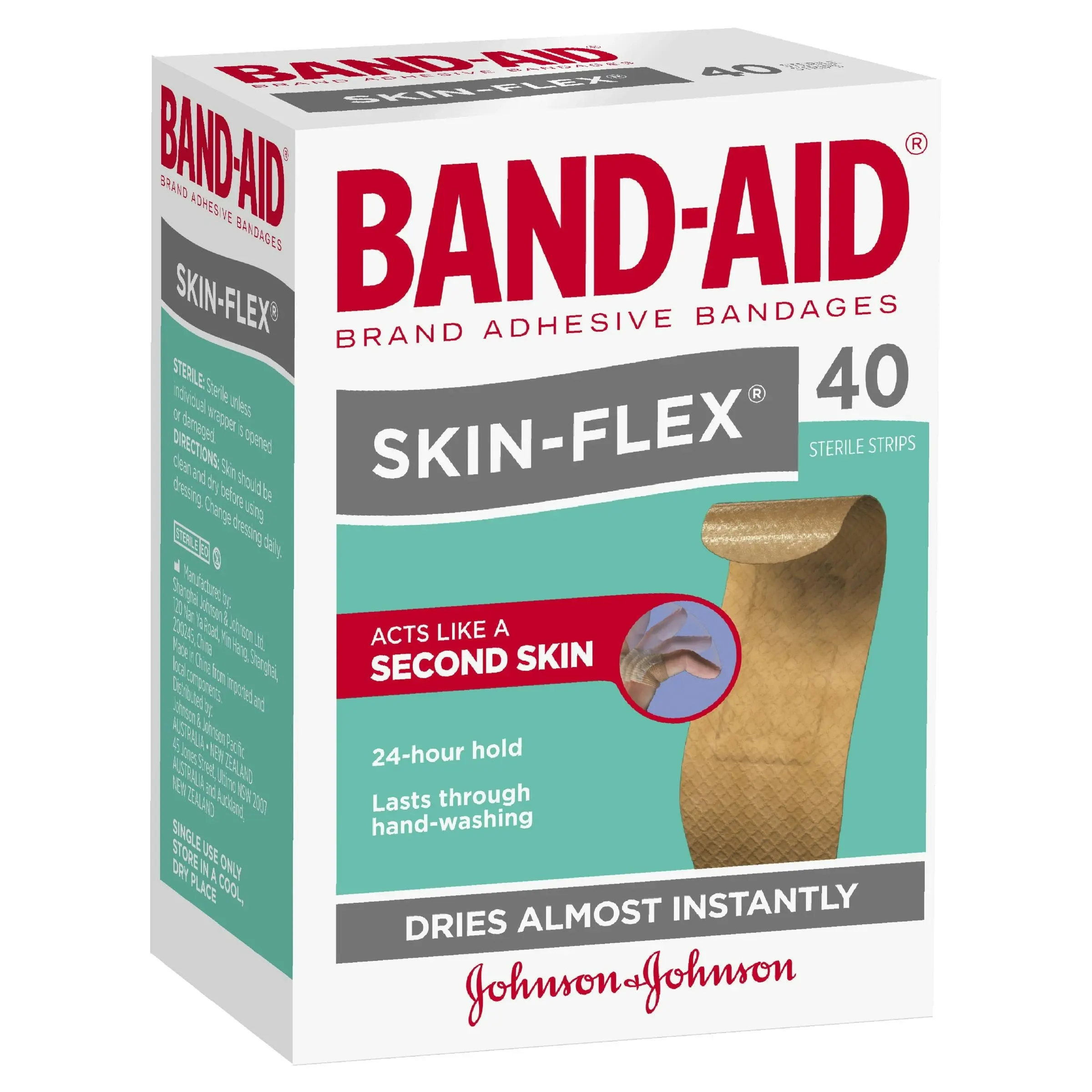 BAND-AID Skin-Flex Strips 40 Pack