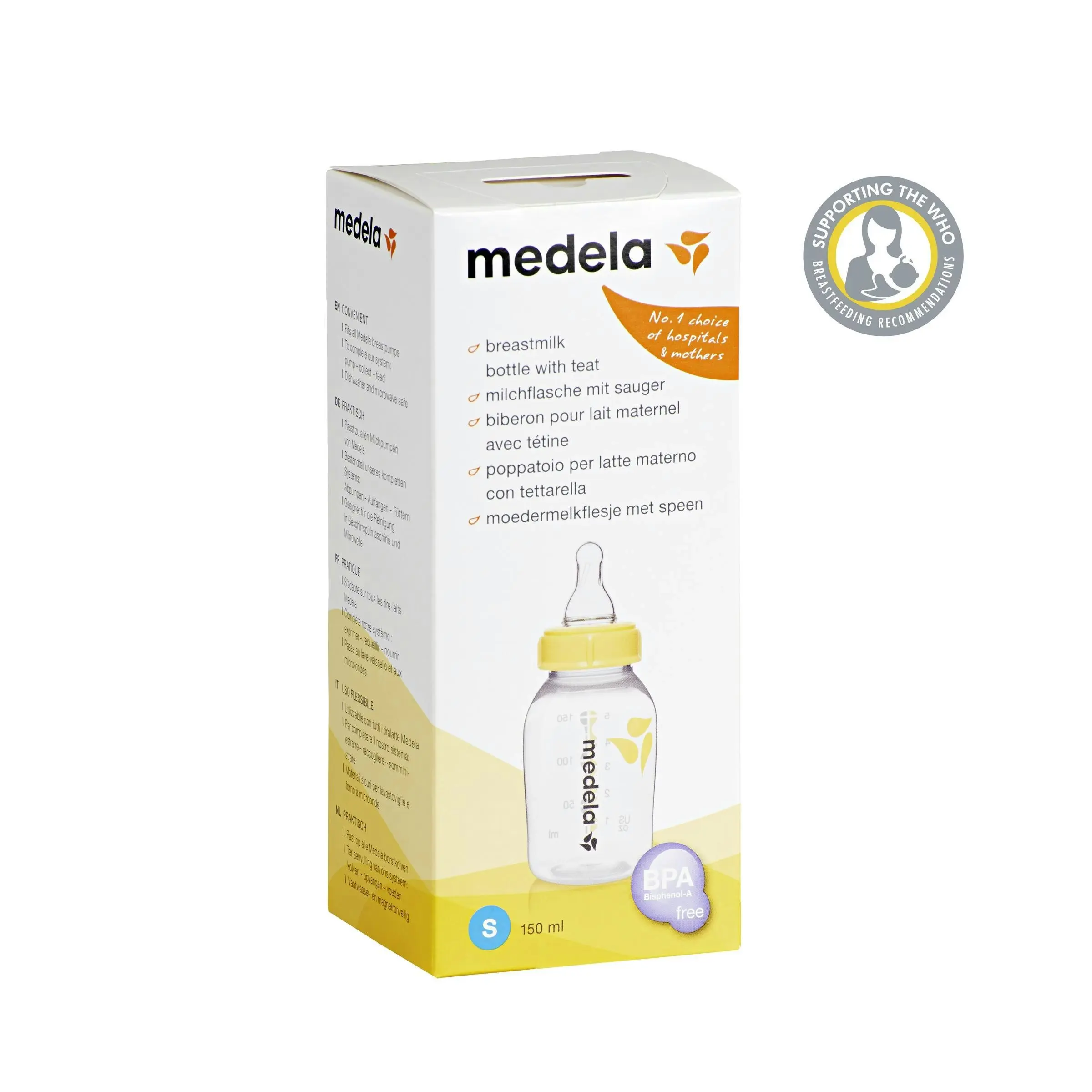 Medela Breastmilk Bottle 150mL with Small Teat