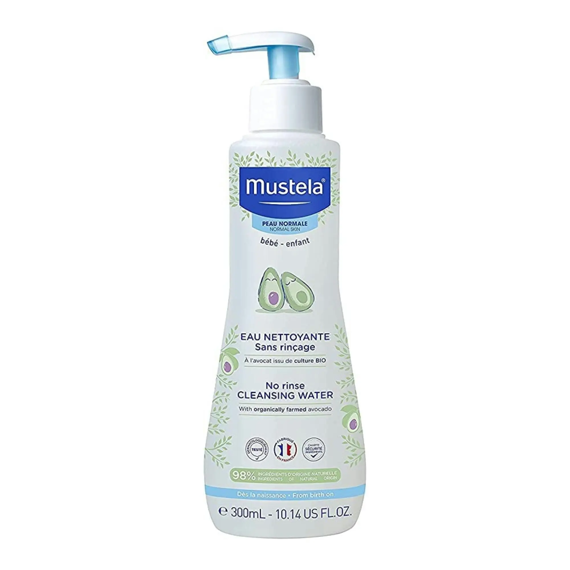 MUSTELA No-Rinse Cleansing Water 300ml Pump