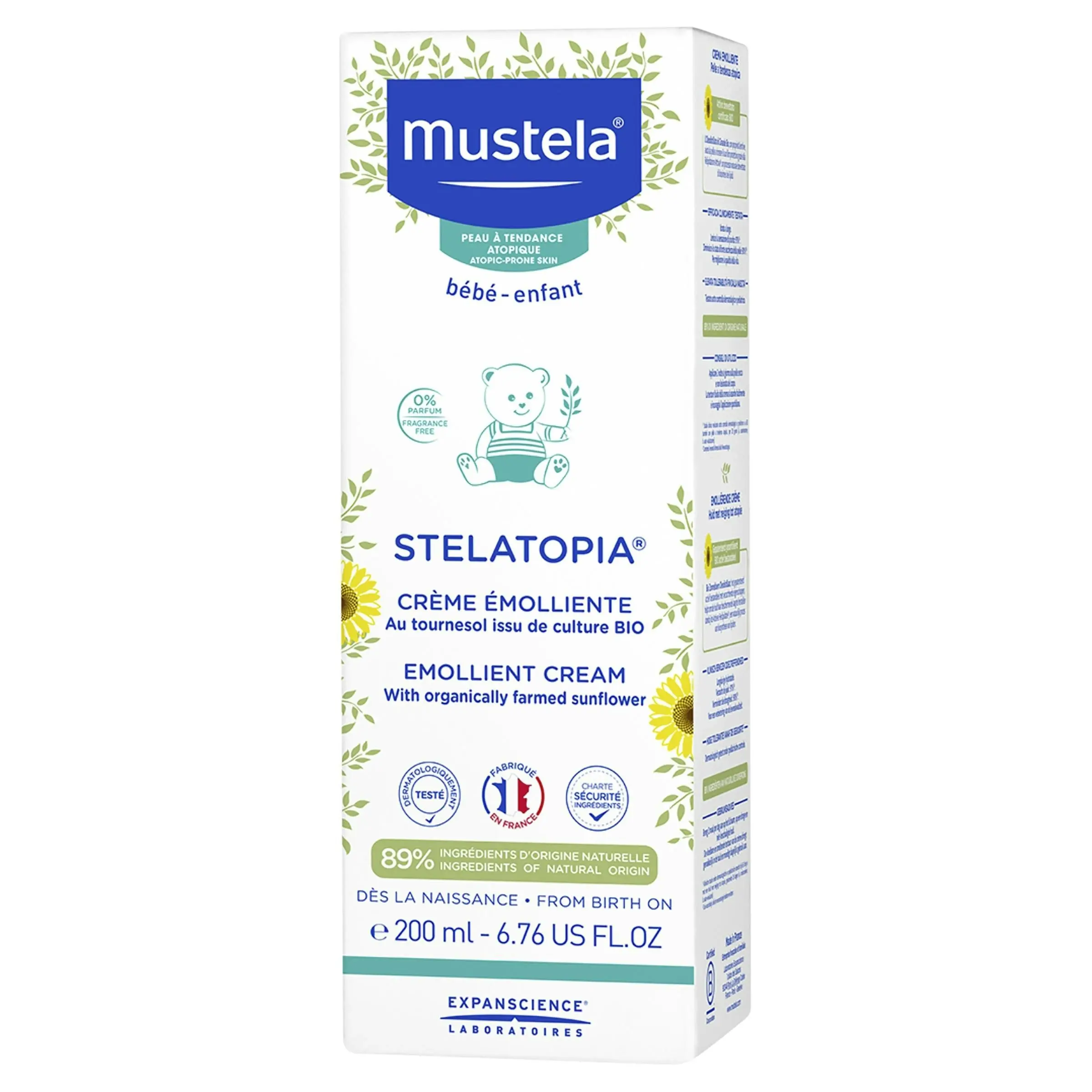 MUSTELA Stelatopia Emollient Baby Cream 200ml