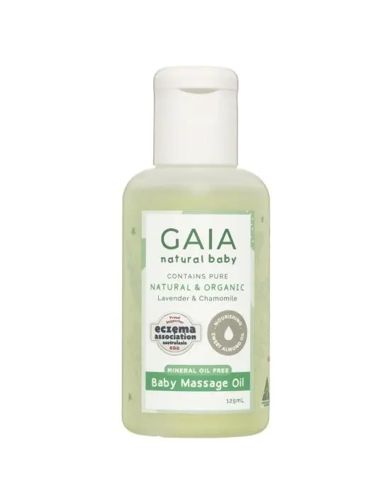 Gaia Natural Baby Massage Oil 125mL