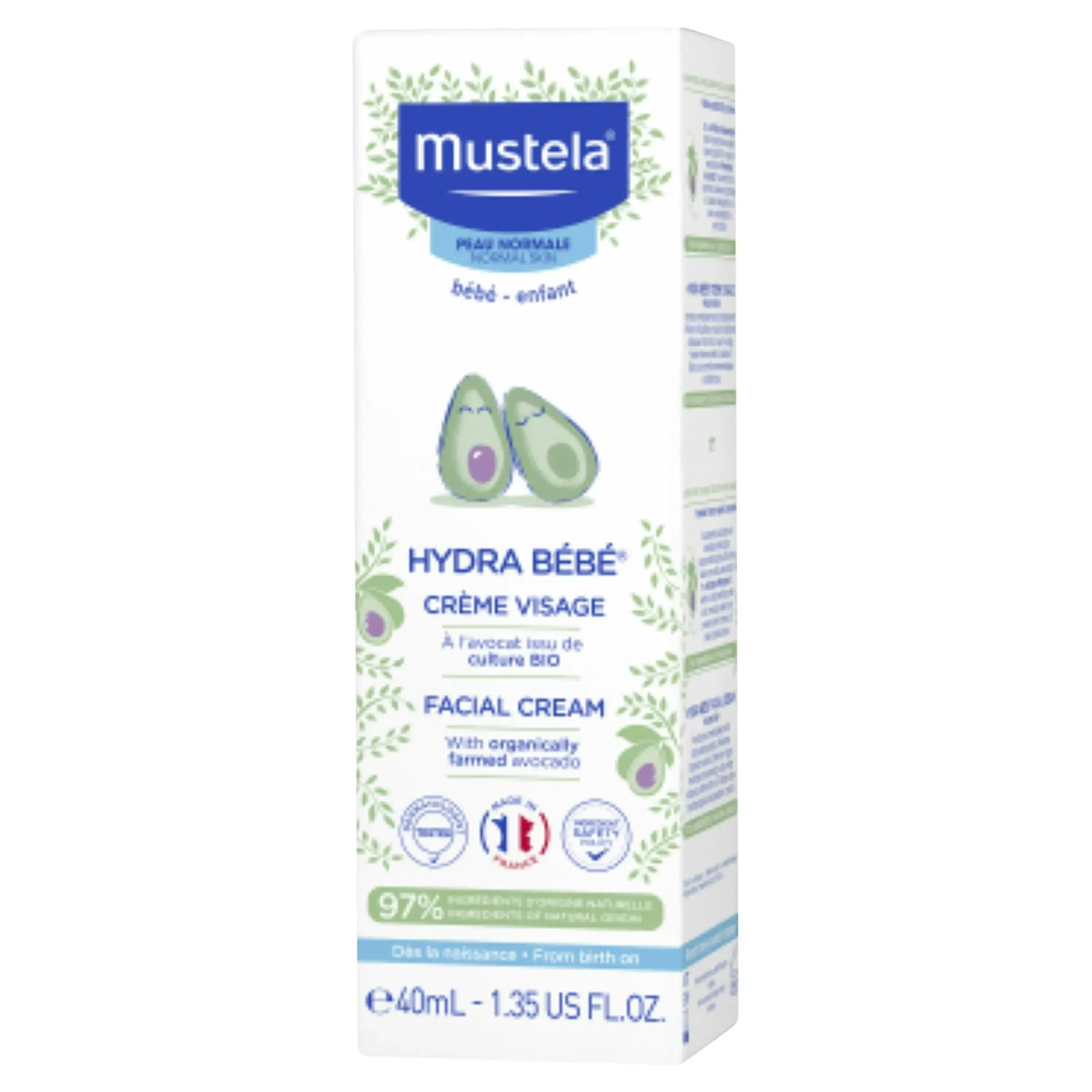 MUSTELA Hydra-Bebe Facial Cream 40mL