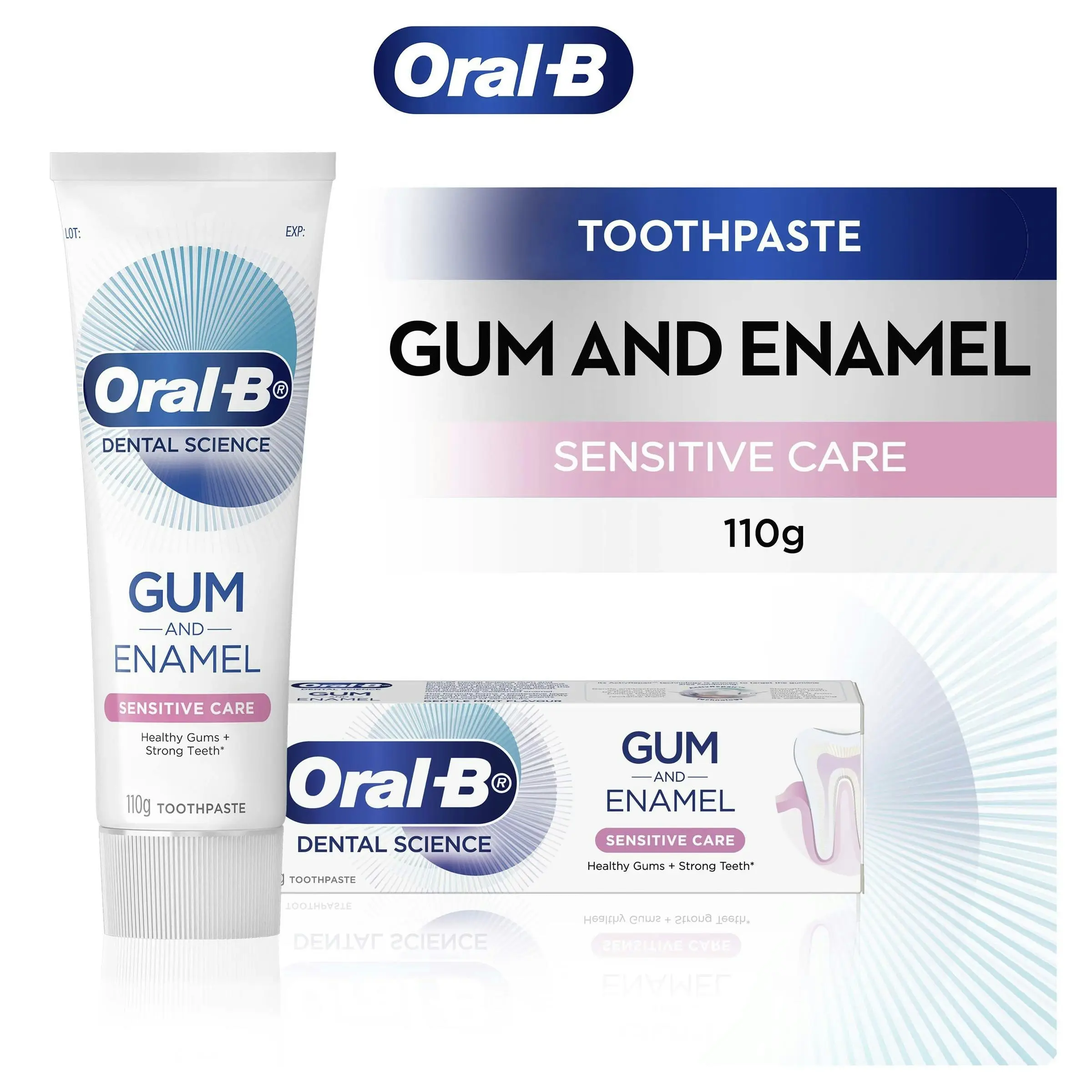 Oral B Toothpaste Gum Care & Sens 110G