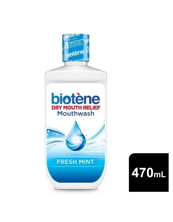 Biotene Dry Mouth Relief Mouthwash Fresh Mint 470mL