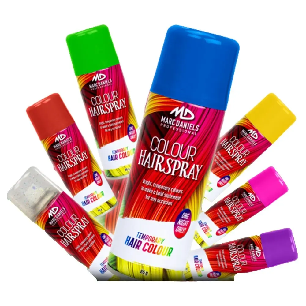 Marc Daniels Coloured Hair Spray Multi-Pack 7 colours 7 x 85g