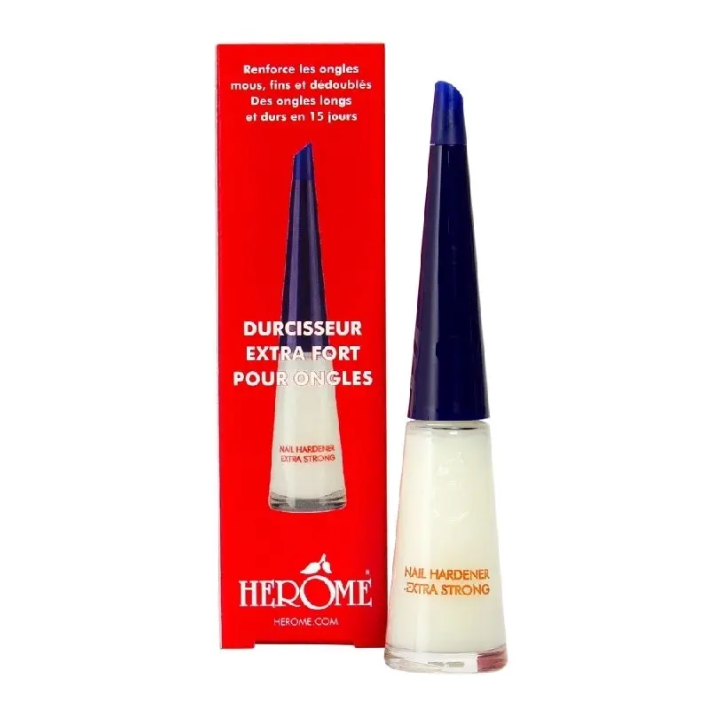 Herome Nail Hardener Extra Strong Coat Base Clear Polish Hard Nails 10ml