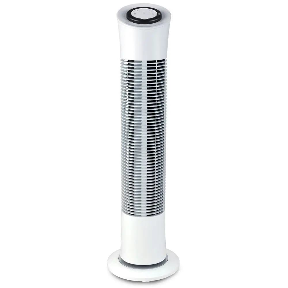 Heller 77cm Electric Air Cooling Tower Fan Oscillation w/ Remote Control White