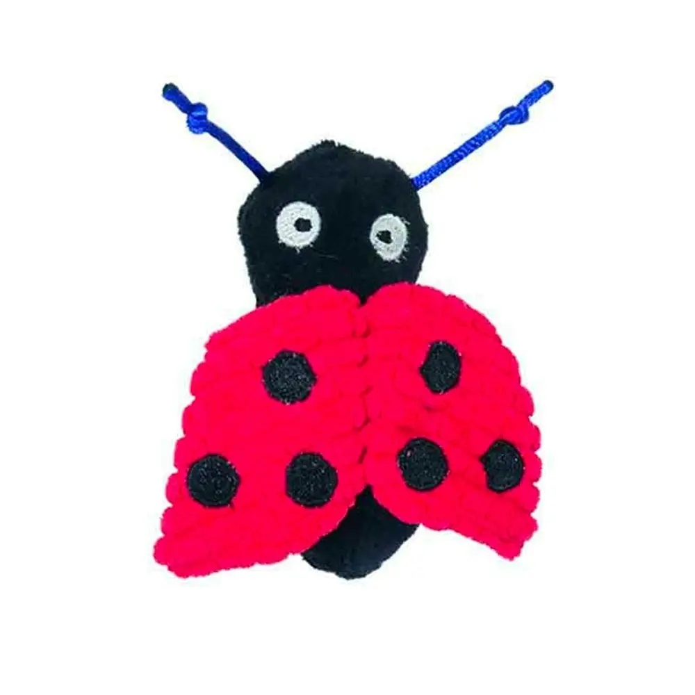 Rosewood Pet Jolly Moggy Catnip Animal Tune Ladybird Interactive Sound Cat Toy