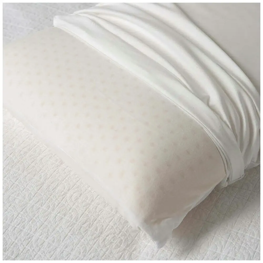 Tontine 40x60cm Comfortech Talalay Latex Cotton Pillow Medium Height Home Bed