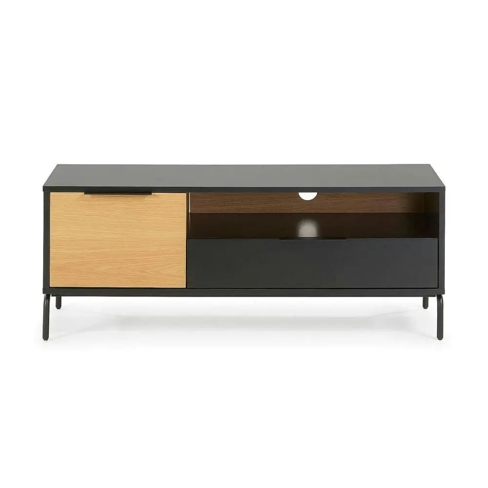 HomeStar Collen TV Stand Cabinet Entertainment Unit - Black