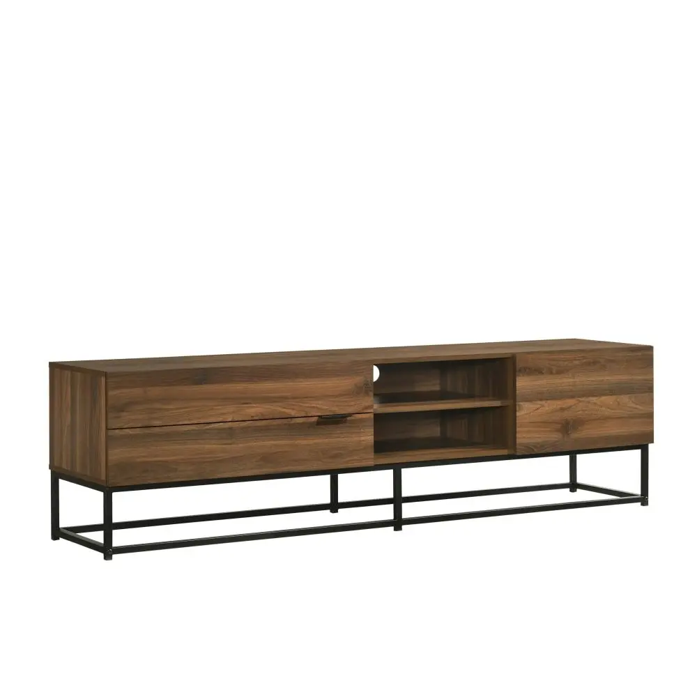 Design Square Lucia TV Stand Entertainment Unit W/ 1-Door 2-Drawers 180cm - Walnut