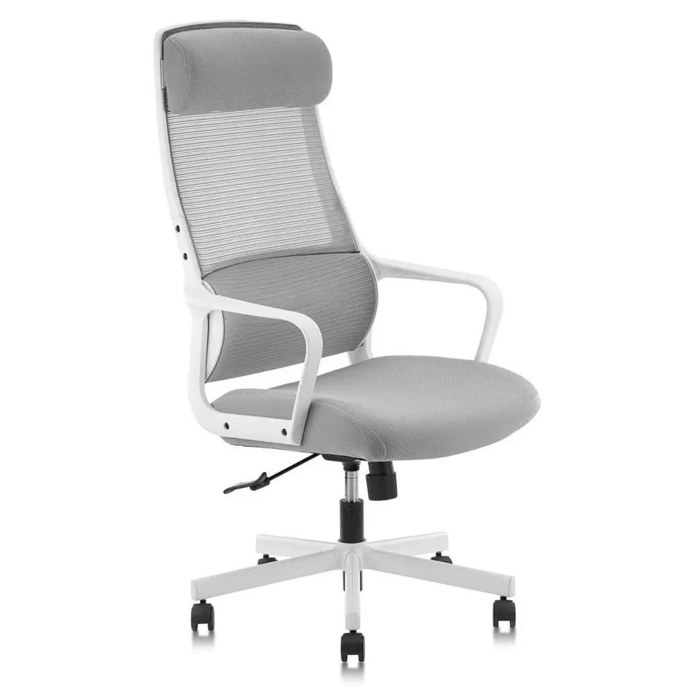 Maestro Furniture Jair High Back Ergonomic Fabric Office Task Comptuer Working Chair - Grey