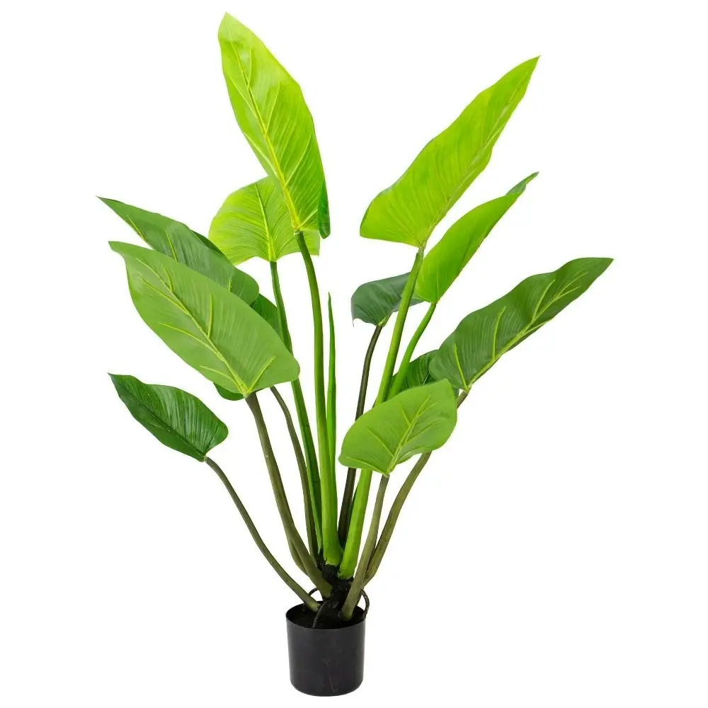 Glamorous Fusion Philodendron Artificial Fake Plant Decorative 140cm In Pot - Green