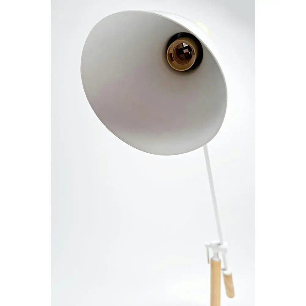 Scandinavian Style Adjustable Floor Lamp - White