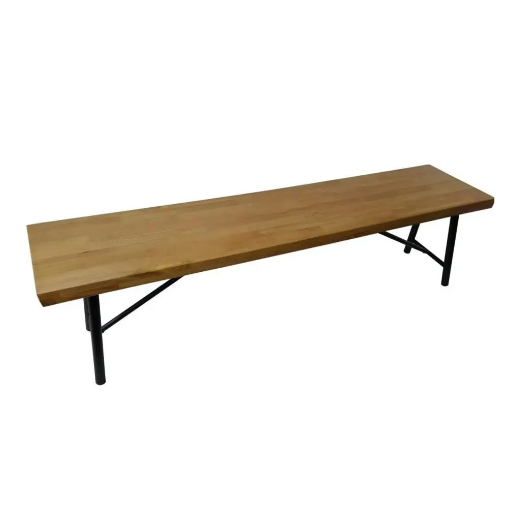 Vegas Rectangular Wooden Dining Bench 1.6m - Maple