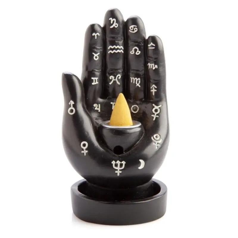 Hamsa Hand Backflow Incense Burner