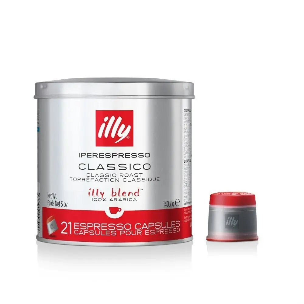 21pc Illy 140g Classico iperEspresso Arabica Coffee Capsules f/ Francis Machine