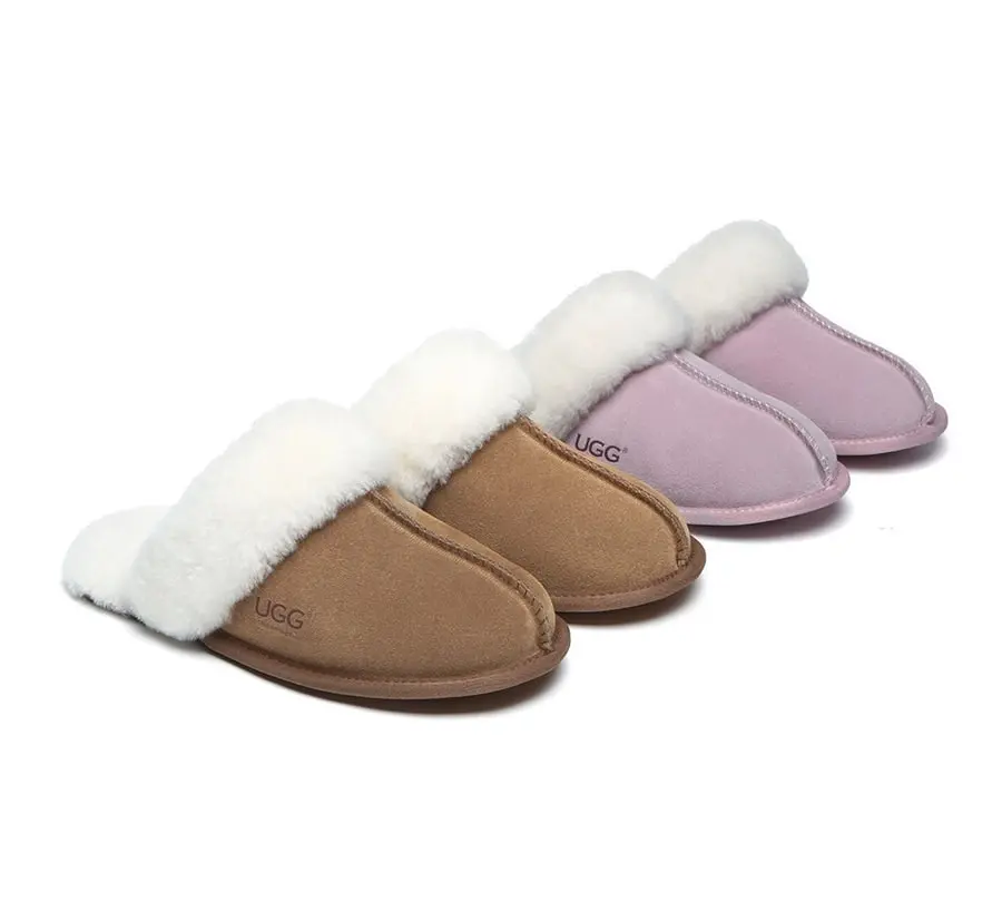 UGG Australian Shepherd Soft Sole Slippers Unisex Rosa