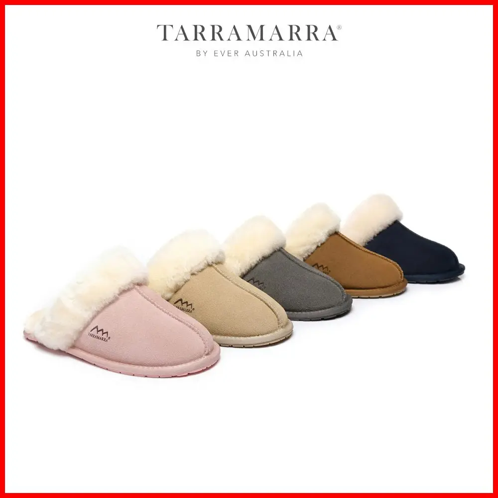 Tarramarra Sheepskin Unisex UGG Slippers Rosa Scuff